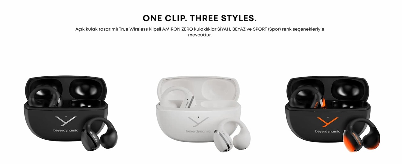 beyerdynamic Amiron Zero Sport True Wireless Open Ear Kulakiçi
